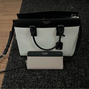 Tricolored Kate spade purse